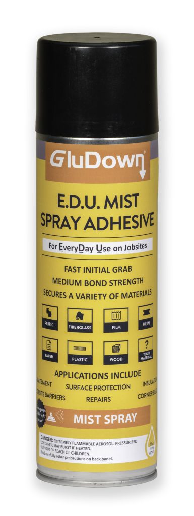 Gludown EDU Mist Spray Adhesive Can